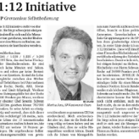 1:12-Initiative: Grenzenlose Selbstbedienung. Kolumne von Markus Jans, Zugerwoche vom 3. Juli 2013