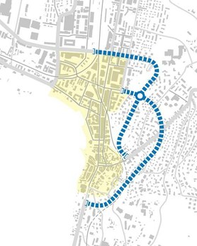 Plan Stadttunnel Zug, 2015