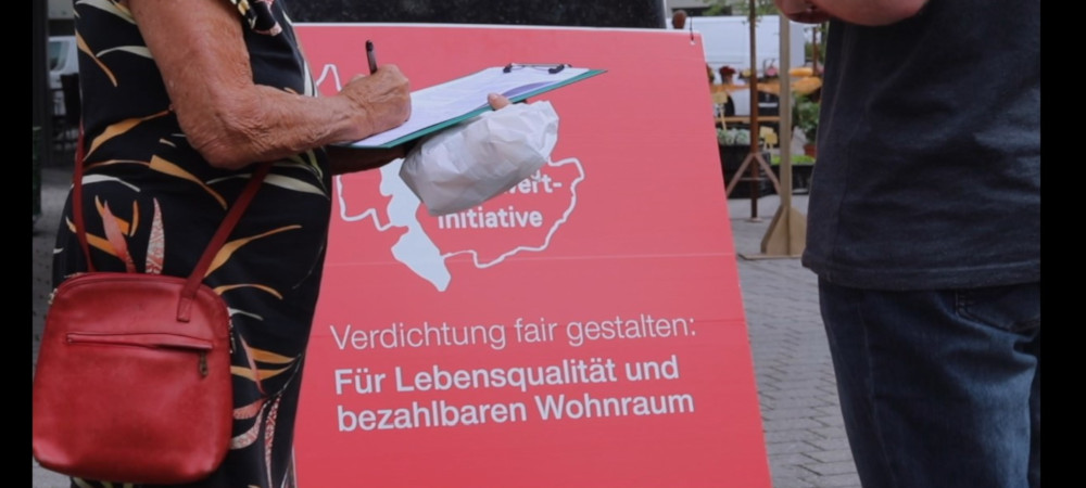 Zuger Mehrwert Initiative Unterschriften sammeln