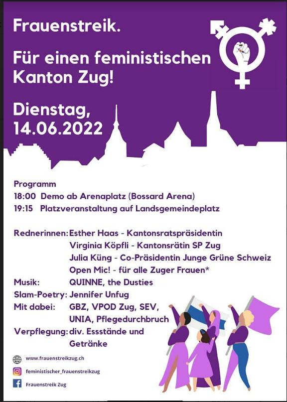 Frauenstreik Zug 2022