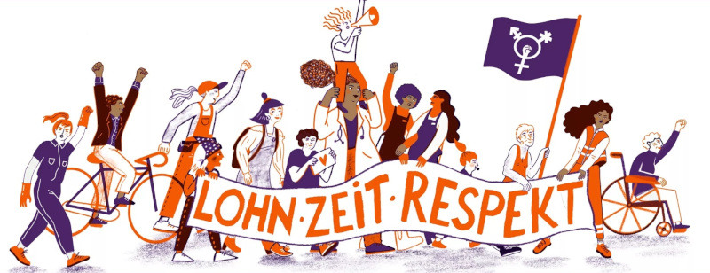 Aufruf zu einem feministischen Streik in der ganzen Schweiz am 14. Juni 2023