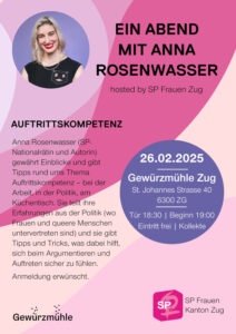 Ein Abend mit Anna Rosenwasser