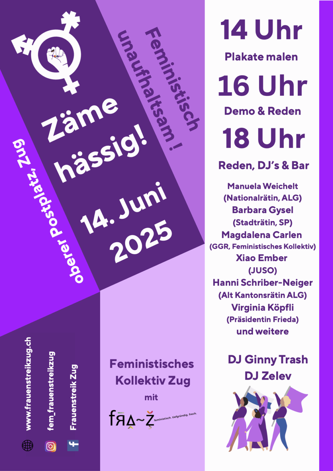 Zäme hässig! 14. Juni 2025 Zug