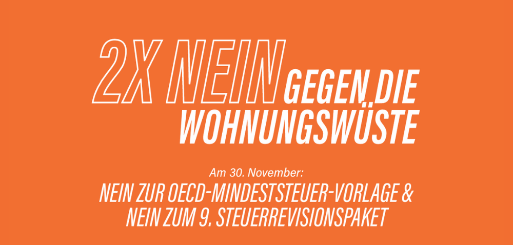 2x Nein zur Wohnungswüste